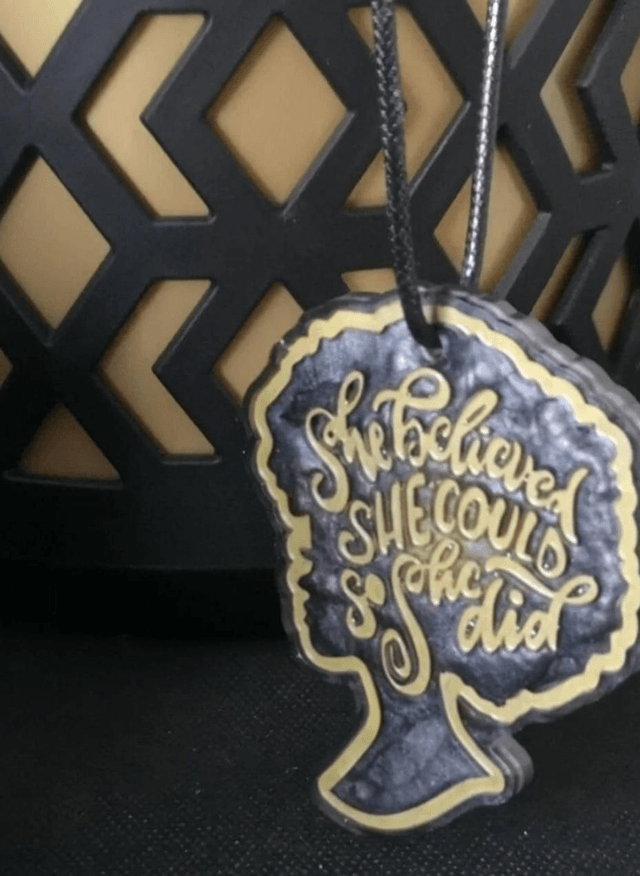 She Believed She could - made to order Pendant 